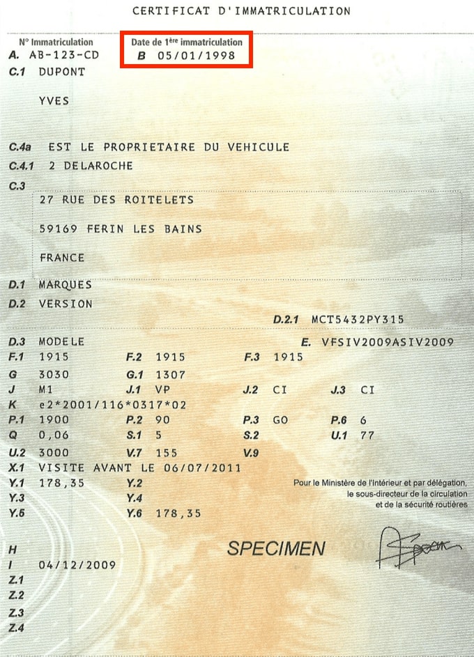 Ntroduire 142+ imagen numeros de formule carte grise fr.thptnganamst