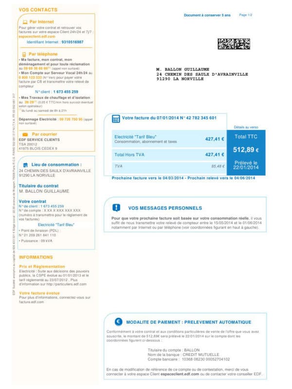 justificatif-de-domicile - Nouvelle Carte Grise